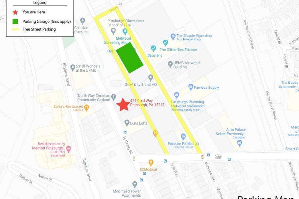 3E-Spacious Close To Pitt/Cmu/Carlow, Sleeps 4 Pittsburgh Ngoại thất bức ảnh